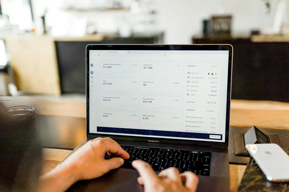 Google optimization by ONS Infosolutions: managing business listings and ads on a laptop